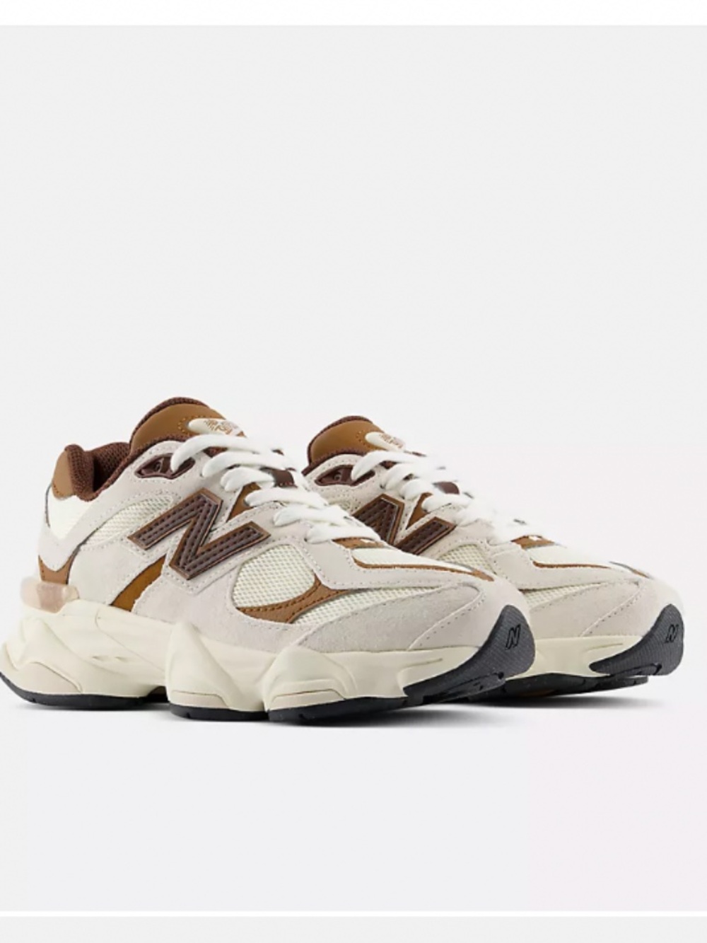New Balance 9060 Sneakers Sea Salt Brown Size 8.5W / 7M Brand New